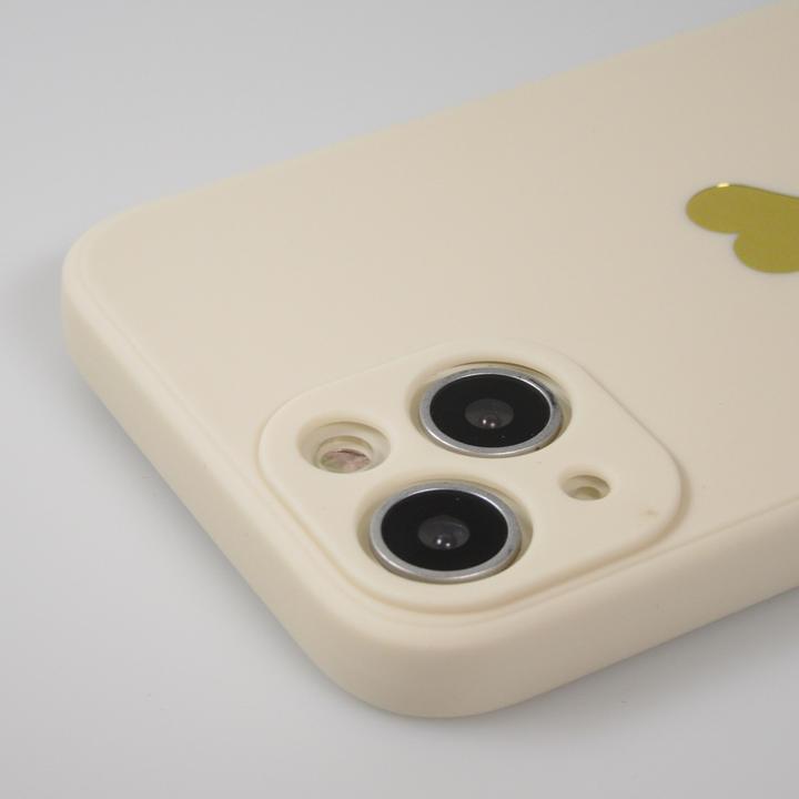 Image du produit PhoneLook Coque Silicone Mat Coeur doré (Apple iPhone 15)