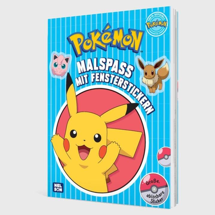 Actual product image Pokémon: Colouring fun with window stickers