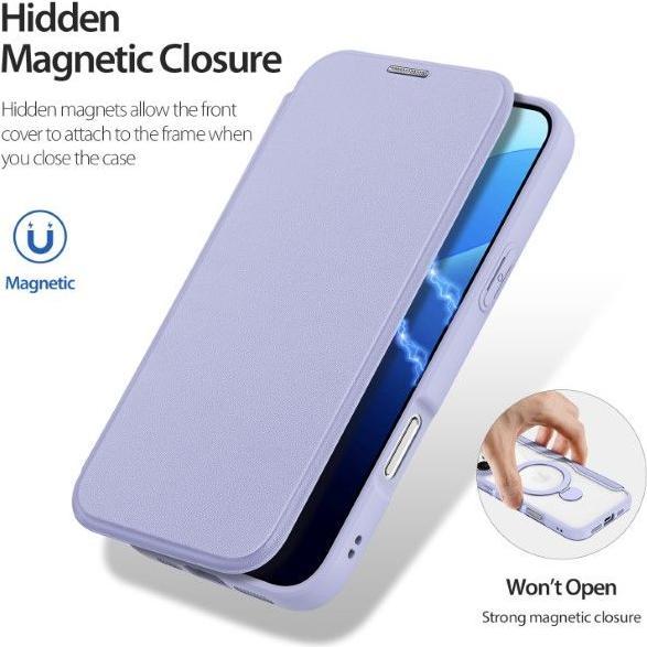 Produktbild Dux Ducis Skin X Pro 360° Ring Stand Series Lederhülle (Apple iPhone 16 Pro)