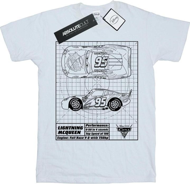 Produktbild Disney Cars Lightning McQueen Blueprint TShirt Jungen (152, 158)