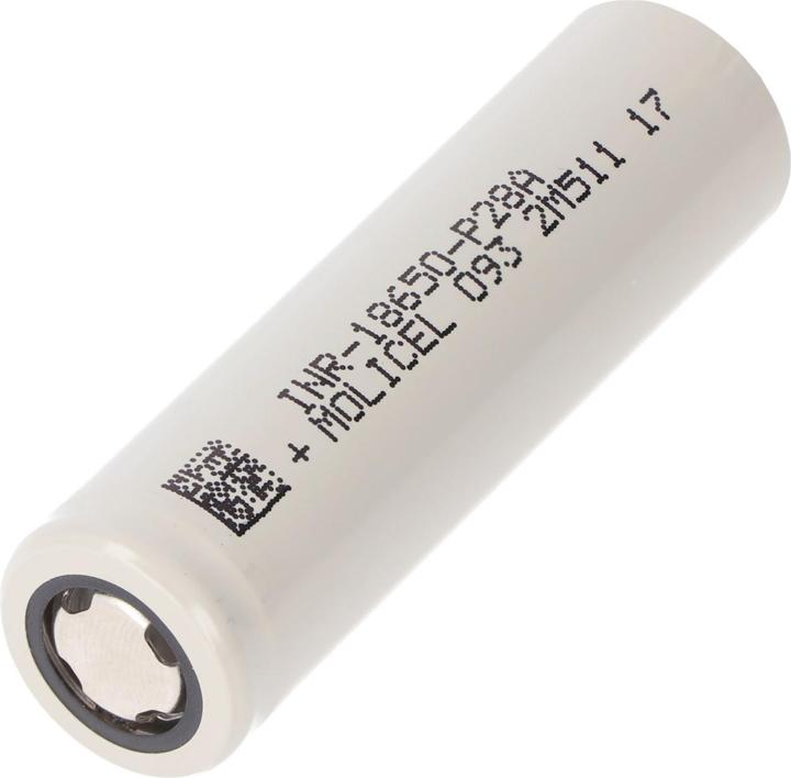 Produktbild Molicel INR18650-P28A 2800mAh 35A Li-Ionen-Akku, 3,6V - 3,7V ungeschützt, flat top (18650, 2800 mAh)