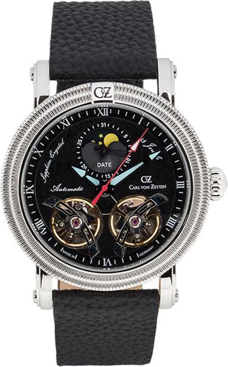 Immagine prodotto Carl von Zeyten CVZ0085BKS Schauinsland (Orologio da polso analogico, 46 mm)