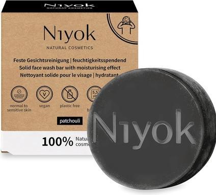 Niyok Feste Gesichtsreinigung Patchouli 80 g (Seife)