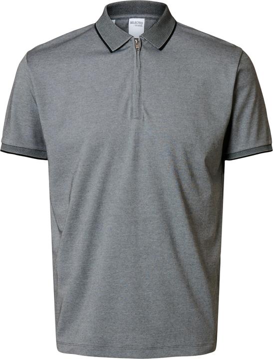 Selected Homme Slhfave Sport Zip Ss Polo Noos