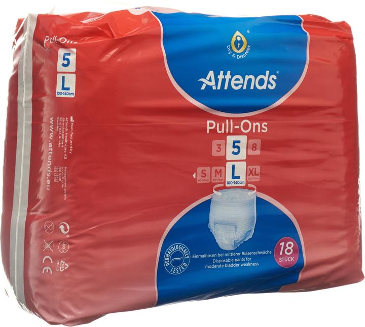 Actual product image Attends Pull Ons 5 L (18 x, L)