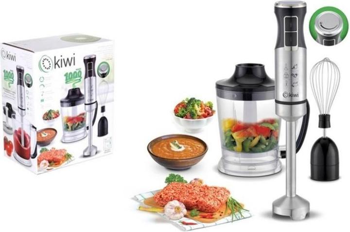 Actual product image Kiwi 1000w 1l stainless steel whipper set