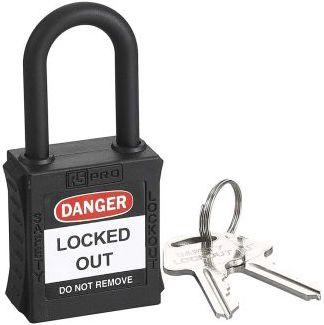 Actual product image Rs Pro 1 Lock 6.4mm Shackle NylonSafety Lockout- B