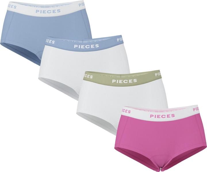 Immagine prodotto Pieces PCLOGO LADY 4er-Pack Boxershorts (XS, confezione da 4)