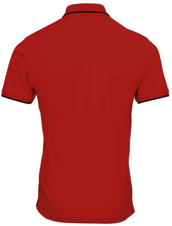 Actual product image Premier Mens Coolchecker Contrast Pique Polo Shirt (3XL)