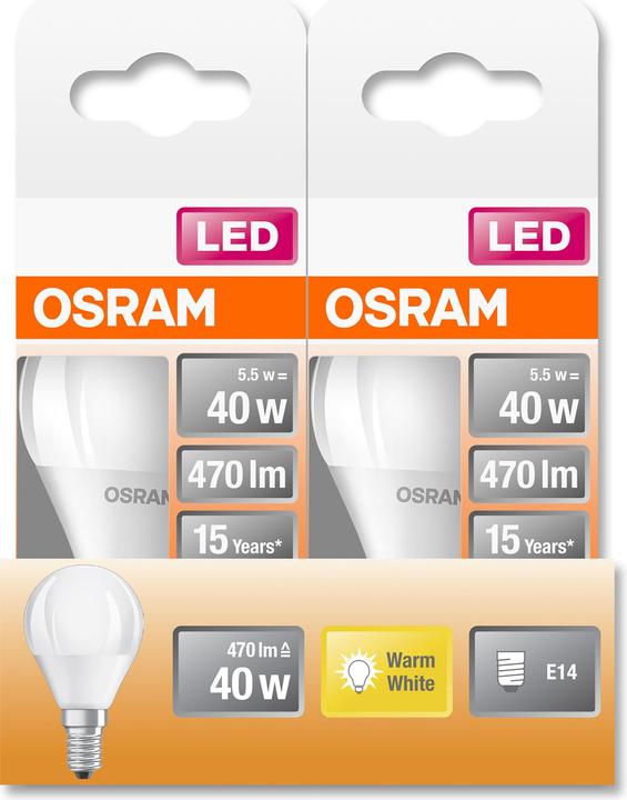 Image du produit Osram Star Classic P (E14, 40 W, 470 lm, 1 x, F)