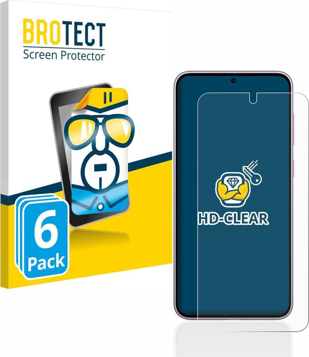 Productafbeelding BROTECT Schermbeschermer Clear (6 Stuk, Samsung Galaxy S23+)