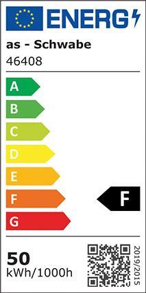 Energie-Label As - Schwabe LED Strahler mit Bewegungsmelder (5000 lm, IP44)
