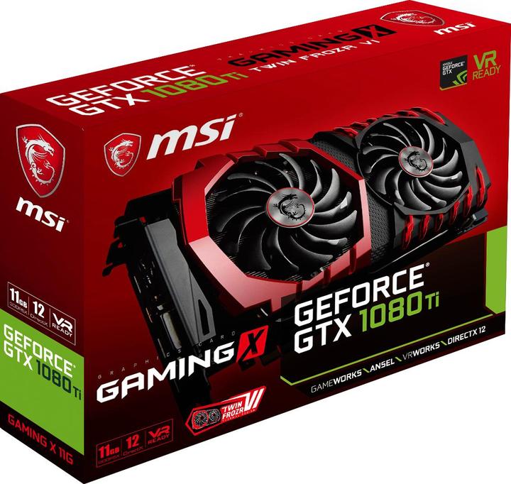 Produktbild MSI GeForce GTX 1080 Ti GAMING X (11 GB)