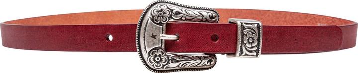 Produktbild Golden Goose vintage-effect washed leather belt cherry color (85)