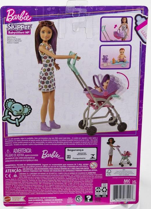 Actual product image Barbie Skipper Babysitters
