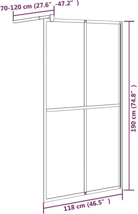 Immagine prodotto VidaXL Tilo (118 cm, 118 cm, 190 cm)