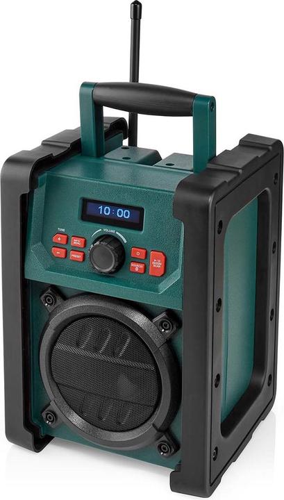 Immagine prodotto Nedis Radio DAB + Versione da tavolo DAB+ / FM 2,2" Monitor bianco e nero Alimentazione a (DAB, FM, Bluetooth, WiFi)