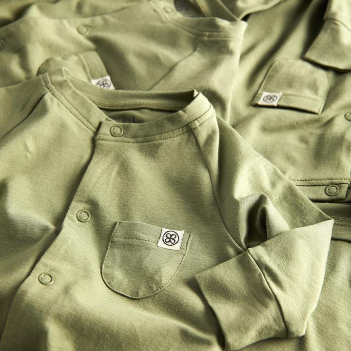 Actual product image Cloby Romper suit overall UPF + Olive Green (68, 70, 72, 74)