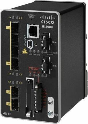 Produktbild Cisco IE 2000 WITH 4-PORT SFP 2-PORT UPLINKS LAN LITE IMA (6 Ports)