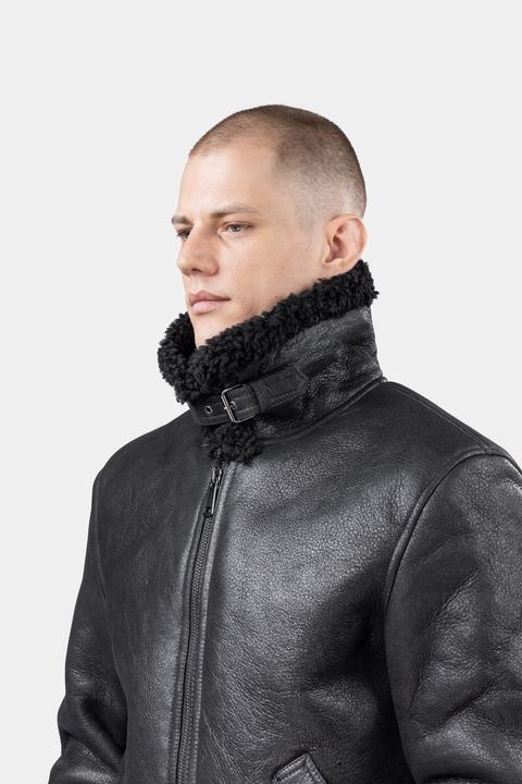 Produktbild Göttig Lammfell Aviator B3 Lederjacke (XL)