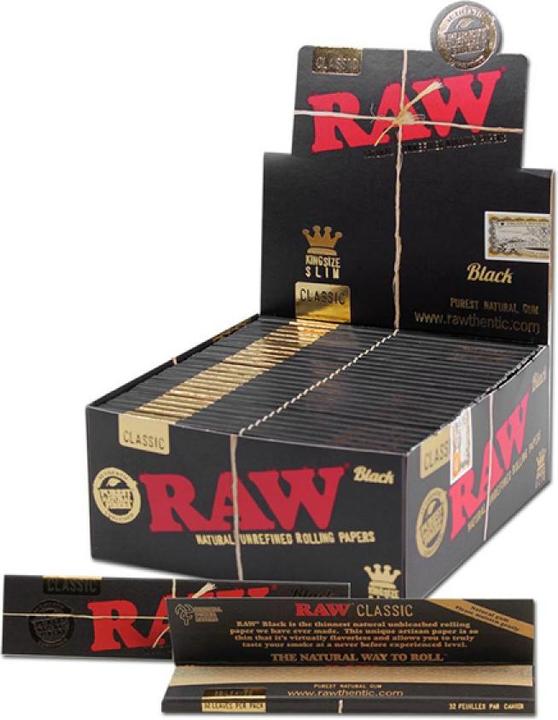 Immagine prodotto RAW Black Papers King Size Slim Extra Fine Box