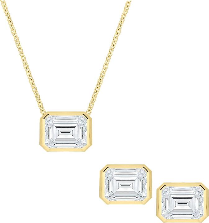 Actual product image Candy Camden jewellery set, 925 Sterling silver, gold-plated (925 Sterling silver, 18k gold-plated)