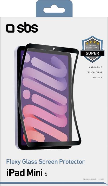 Actual product image SBS Full Screen Protector Flexible Glass for iPad Mini 6 (1 Piece, iPad mini 6)