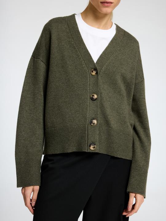 Produktbild Selected Femme Slflara Ls Knit V-Neck Cardigan Bf (XL)