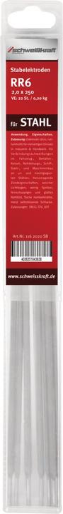 Actual product image Schweisskraft Rod electrode RR6 2.5 x 350 mm