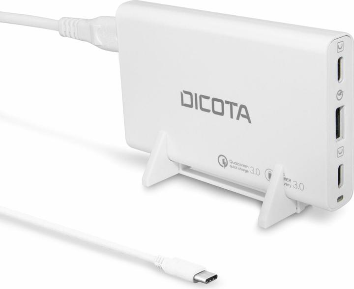 Produktbild Dicota Desktop 3-Port Charger (65W) white (65 W)
