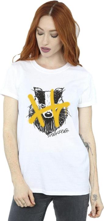 Immagine prodotto Hufflepuff Pop Spray Maglietta Ampia Donna (XXL)