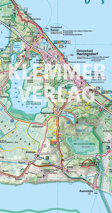 Immagine prodotto Rad- und Wanderkarte Usedom 1 : 50 000