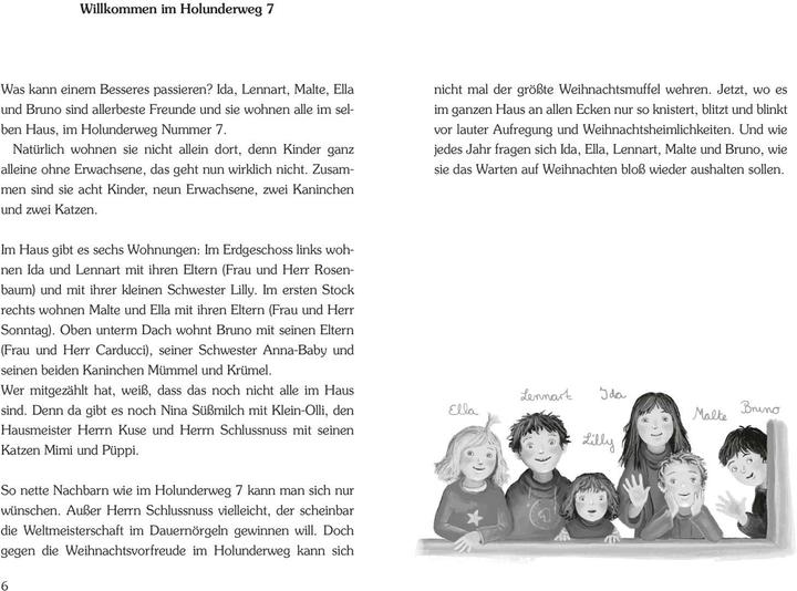 Produktbild Advent im Holunderweg - 24 neue Geschichten bis zum Weihnachtsfest (Martina Baumbach, Verena Körting, Deutsch)