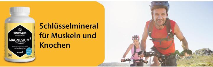 Produktbild Vitamaze Magnesium³ 3-in-1 Komplex (180 Stück, Tabletten)