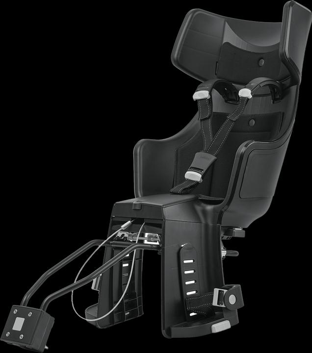Actual product image bobike Exclusive Tour Plus - frame-mounted bike seat City black