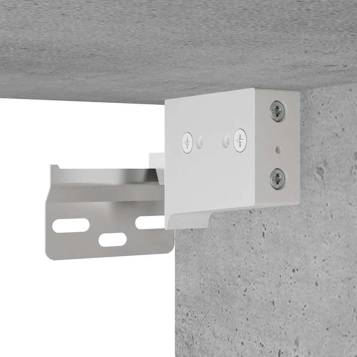 Actual product image VidaXL Bathroom wall cabinet concrete grey 60x25x40 cm wood-based material
