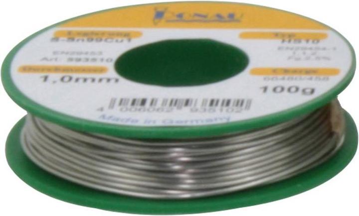 Actual product image Donau Solder Lead Free Ag3,8 Coil 100 g (Solder)