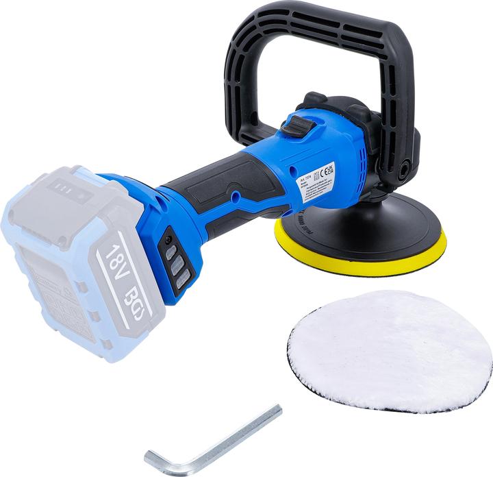 Productafbeelding BGS Snoerloze polijstmachine en slijpmachine | borstelloos | 18 V | zonder oplaadbare batterij