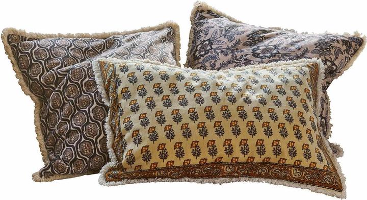 Produktbild Loberon Kissenhülle 3er Set Zandora bunt (40 x 60 cm)