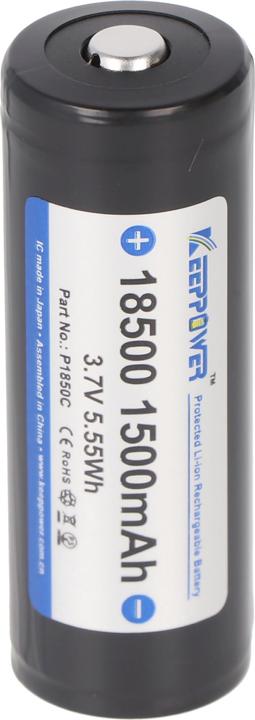 Image du produit Keeppower Batterie protégée 18500 (1 pcs, 18500, 1500 mAh)