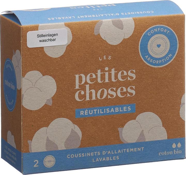 Les Petites Choses Cuscinetti per l'allattamento biologici (2 x)