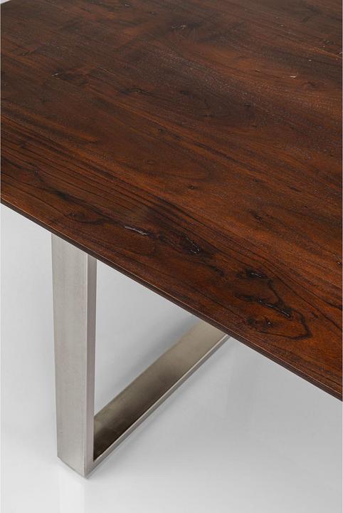 Produktbild Kare Design Tisch Symphony Walnut Chrom 180x90cm