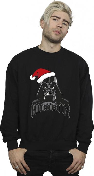 Actual product image Star Wars Mens Episode IV: A New Hope Darth Vader Humbug Sweatshirt (L)