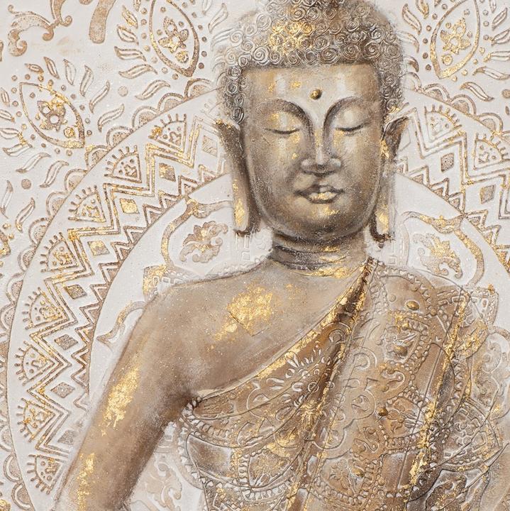 Image du produit Alldecor Bouddha doré 1 (100 x 100 cm)