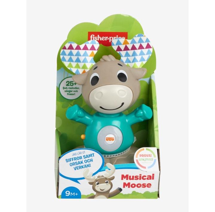 Actual product image Fisher-Price Linkimals Musical Moose (Svensk/Swedish) (English)