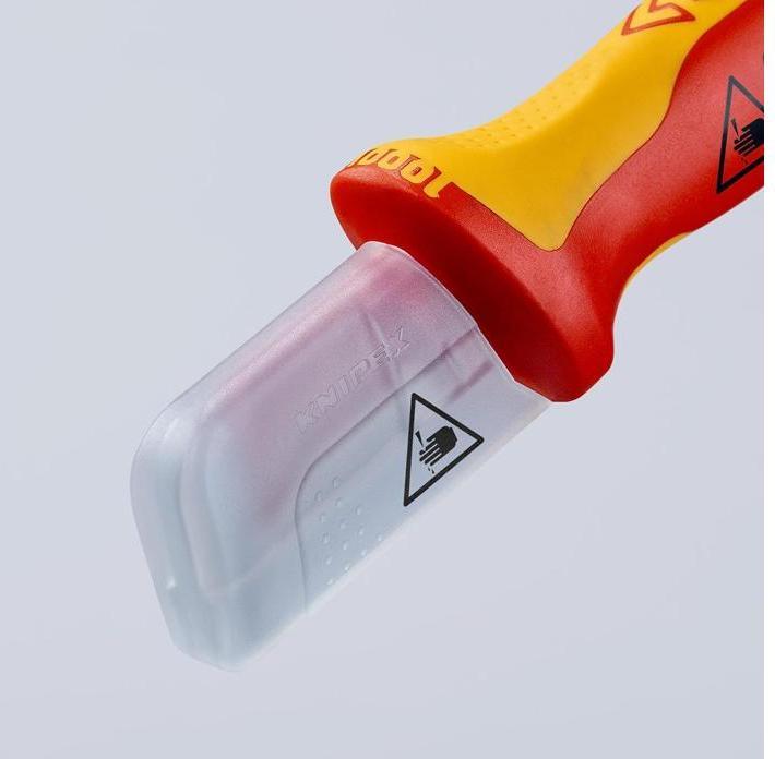 Produktbild Knipex Abmantelungsmessermit Gleitschuh 98 55 SB (3.80 cm)