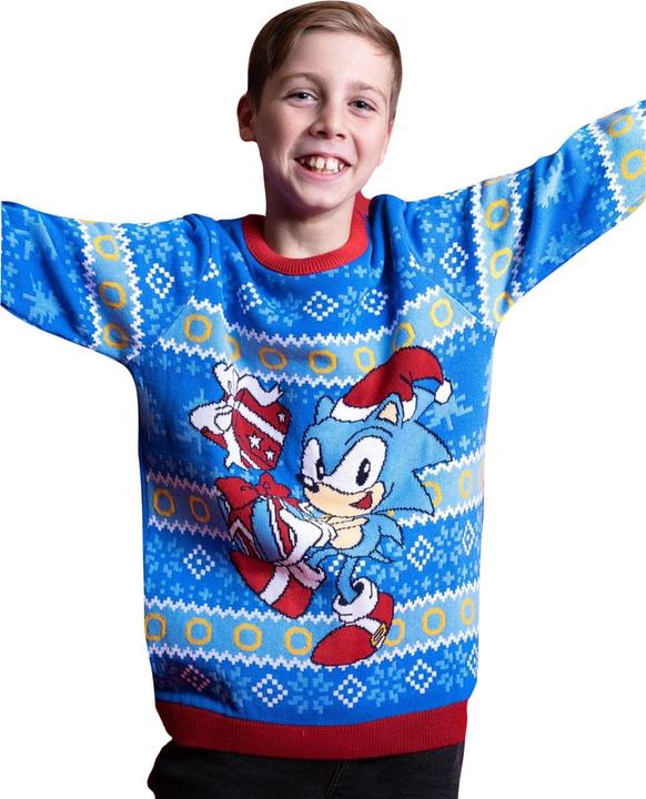 Produktbild Sonic The Hedgehog Pullover weihnachtliches Design (146, 152)