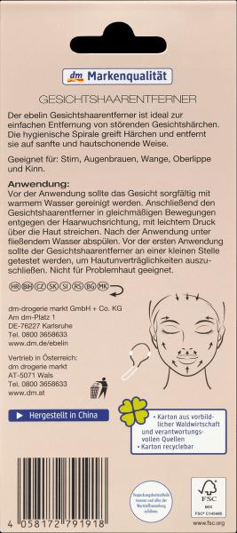 Immagine prodotto dm ebelin Gesichtshaarentferner