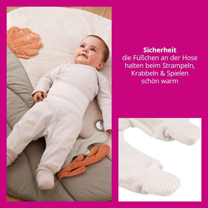 Image du produit La Loona LaLoona culotte bébé paquet de 2 - Stripes - Light Taupe - (62)