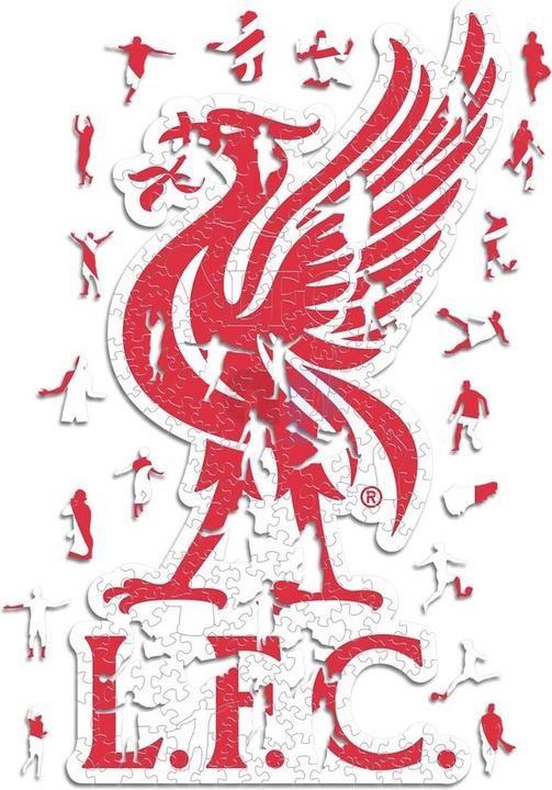 Actual product image Iconic Liverpool FC - Logo Liver Bird - Wooden Puzzle Size S (150 pieces) (150 pieces)